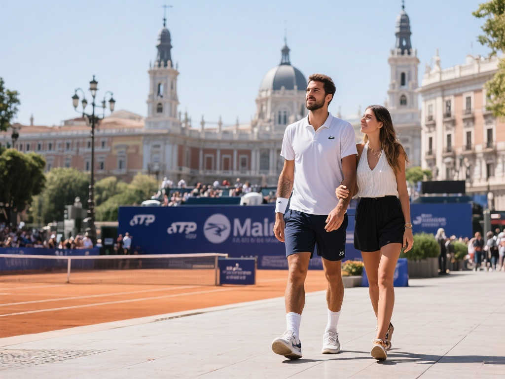 迪米特洛夫携新欢漫步马德里街头 迪米特洛夫携新欢漫步马德里街头